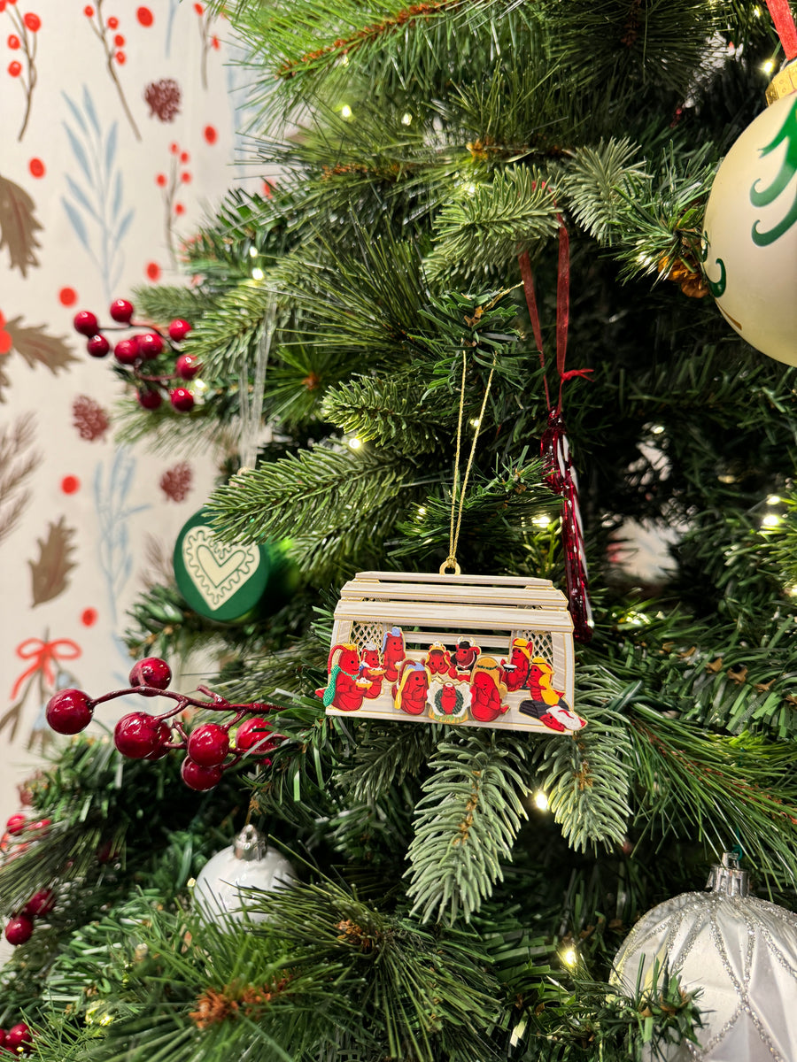 THE LOBSTER NATIVITY ORNAMENT Lobster Nativity Scene