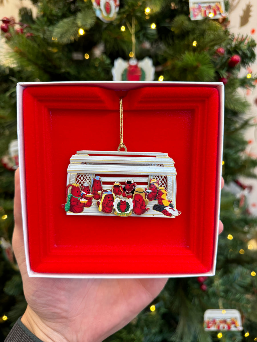 THE LOBSTER NATIVITY ORNAMENT Lobster Nativity Scene