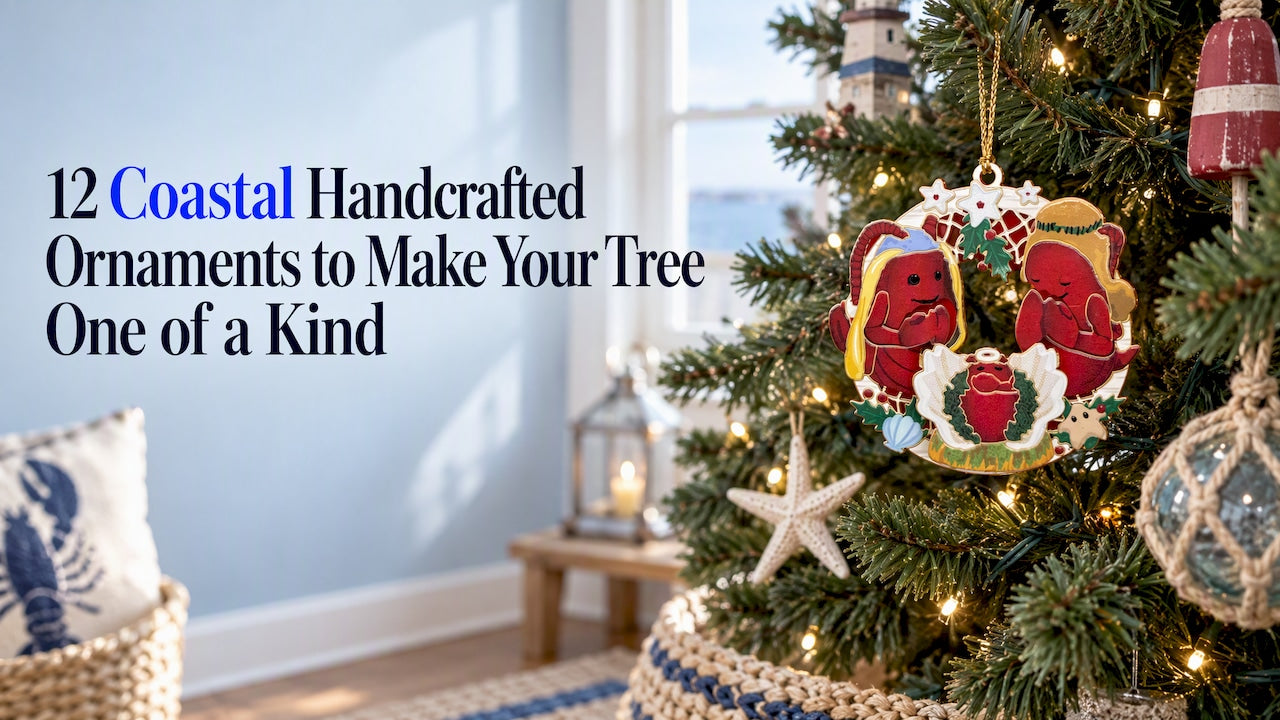 12 Coastal Handcrafted Ornaments to Make Your Tree One of a Kind